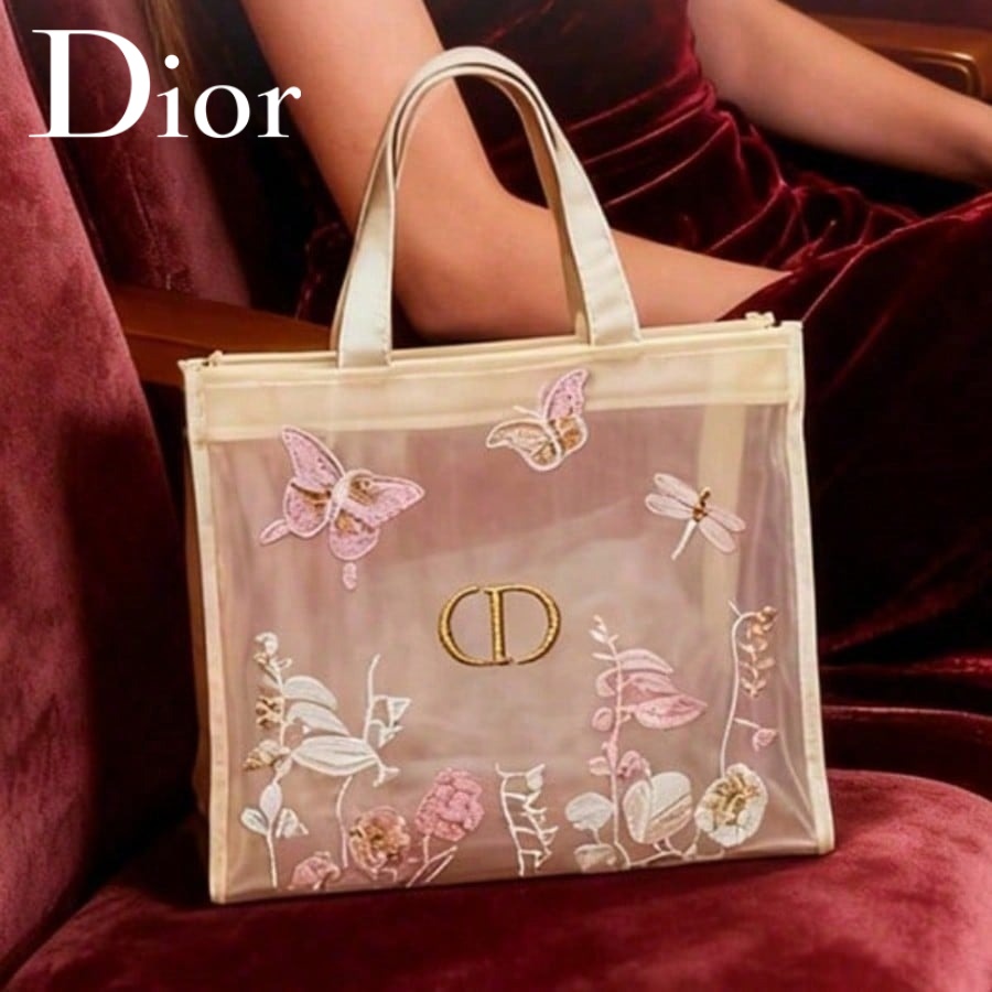 Luxury Bags Quality - حقيبة كريستيان ديور الفاخرة شبه الشفافة