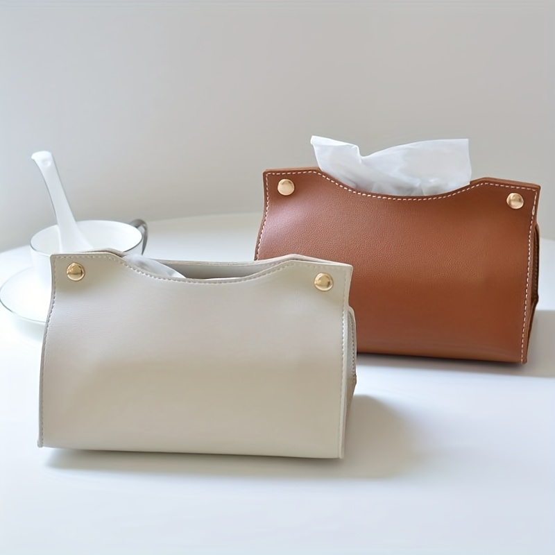 Luxury Bags In - صندوق مناديل جلدي فاخر مخصص وشخصي،