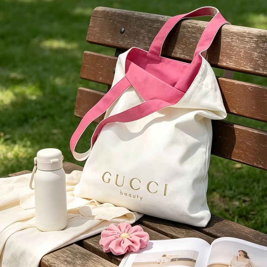 Shoulder Bag Slouchy - حقيبة يد نسائية من قماش GUCCI