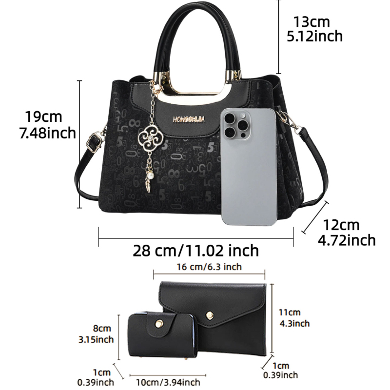 مجموعة حقائب يد نسائية من 3 قط - مراجعة Luxury Bags In وسعره