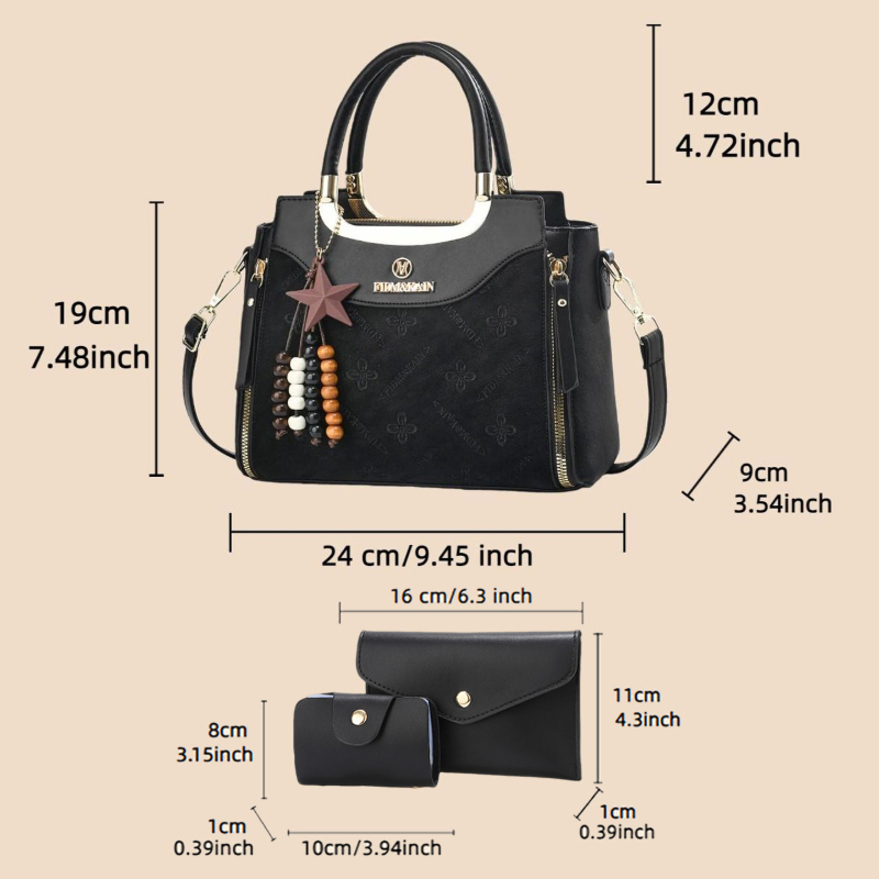 حقيبة يد نسائية أنيقة، لون موح - مراجعة Luxury Bags In وسعره