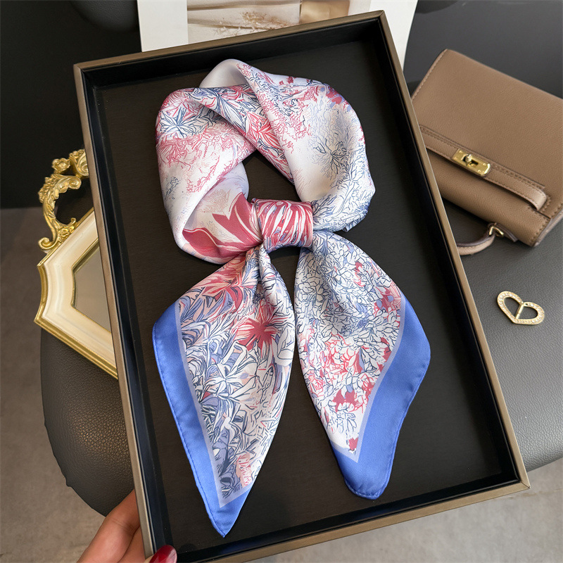 وشاح حريري بتصميم فاخر مطبوع ل - مراجعة Luxury Bags Quality وسعره