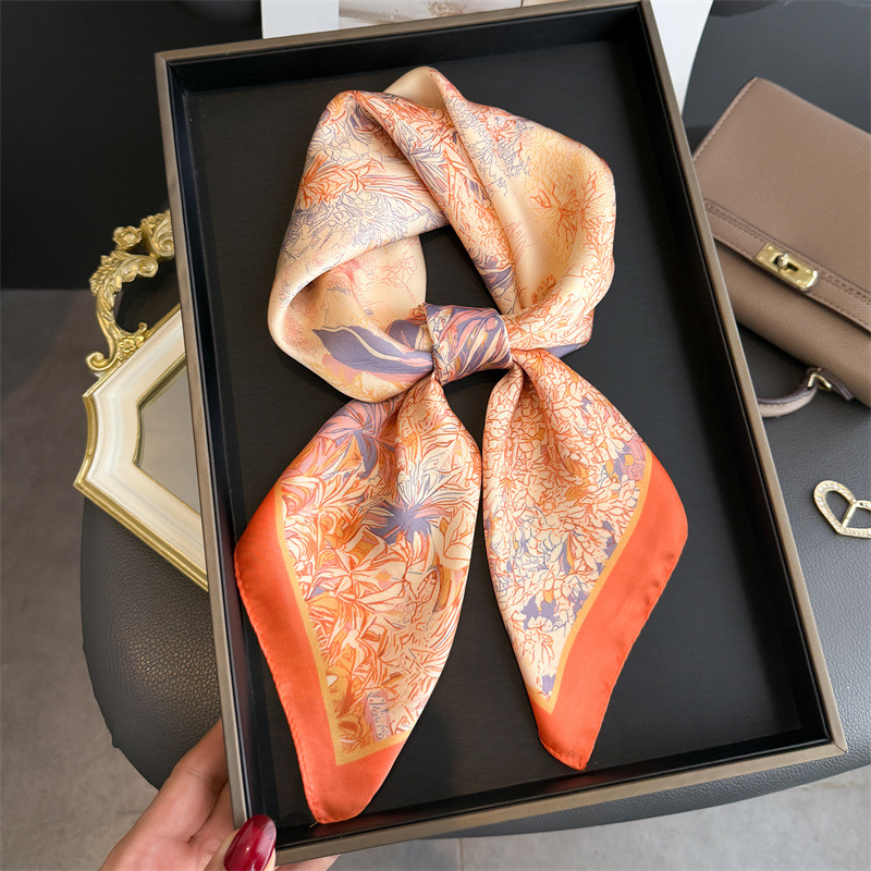 وشاح حريري بتصميم فاخر مطبوع ل - مراجعة Luxury Bags Quality وسعره