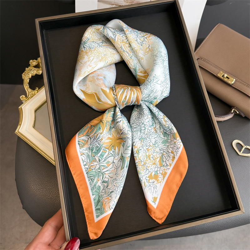 وشاح حريري بتصميم فاخر مطبوع ل - مراجعة Luxury Bags Quality وسعره