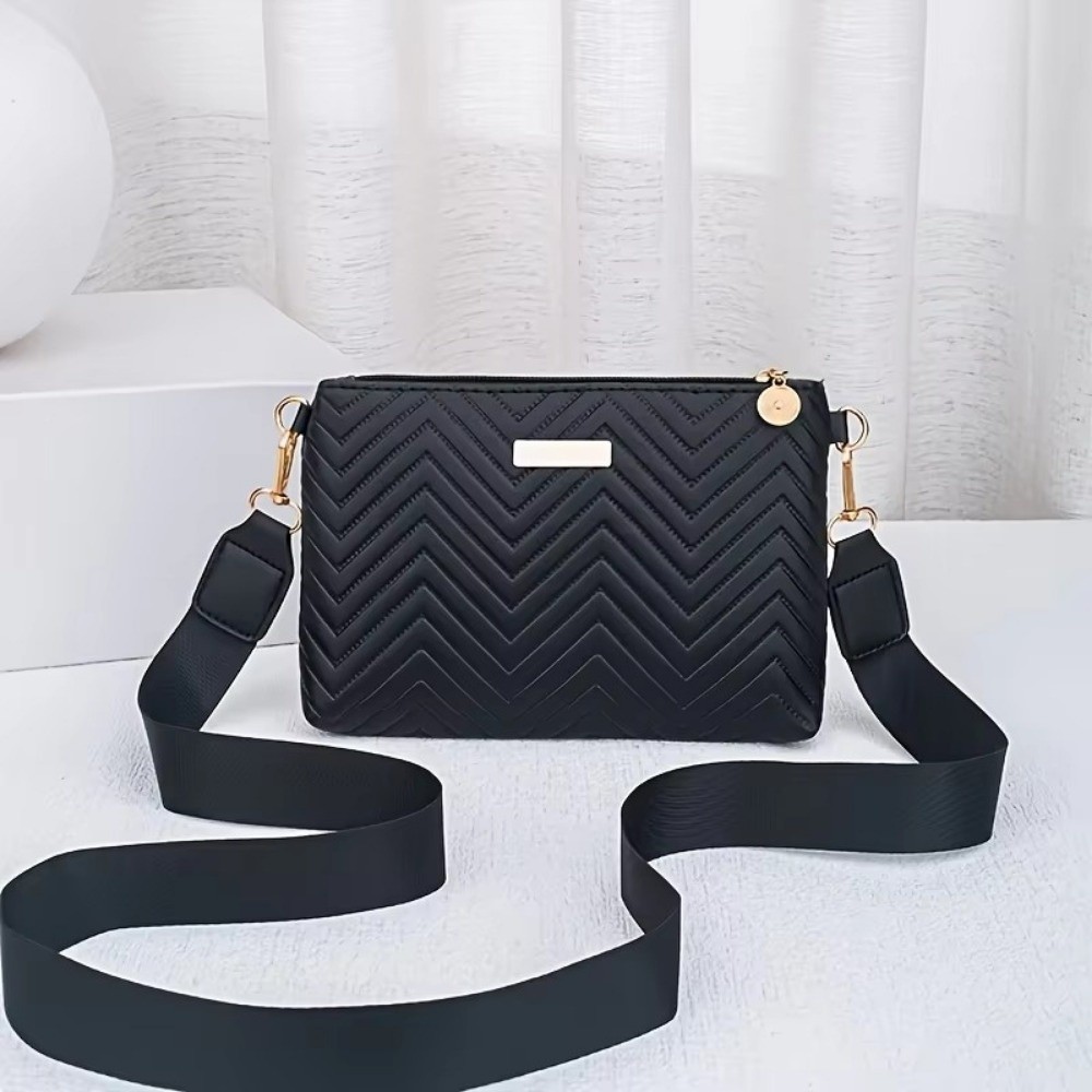 حقيبة كتف نسائية مبطنة بنمط مت - مراجعة Chain Crossbody Quilted وسعره
