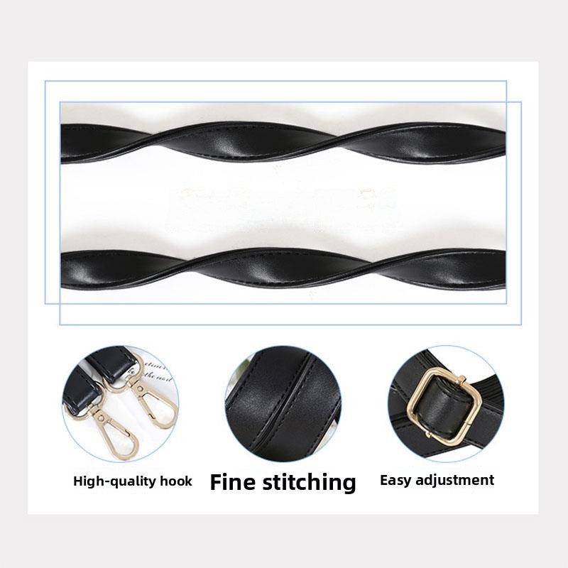 حزام كتف بني بديل لحقيبة اليد، - مراجعة Belt Bag Leather Wide وسعره
