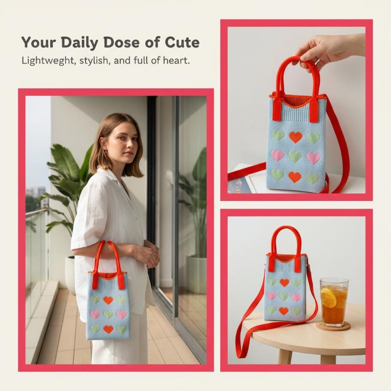 حقيبة كتف صغيرة محبوكة أنيقة ل - مراجعة Shoulder Bag Slouchy وسعره