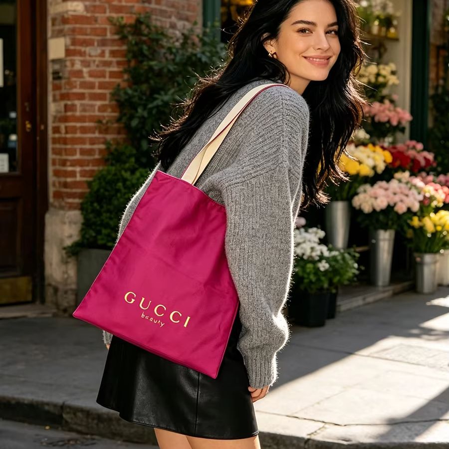 حقيبة يد نسائية من قماش GUCCI  - مراجعة Shoulder Bag Slouchy وسعره